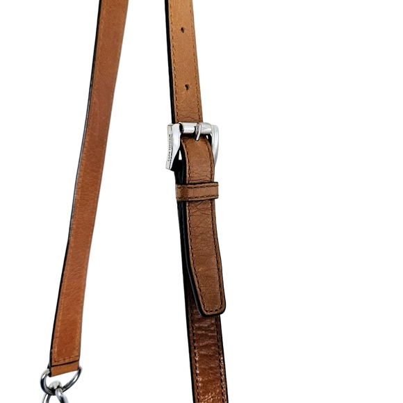 Michael Kors Devon Large Handbag Brown Patent Leather - Picture 7 of 16